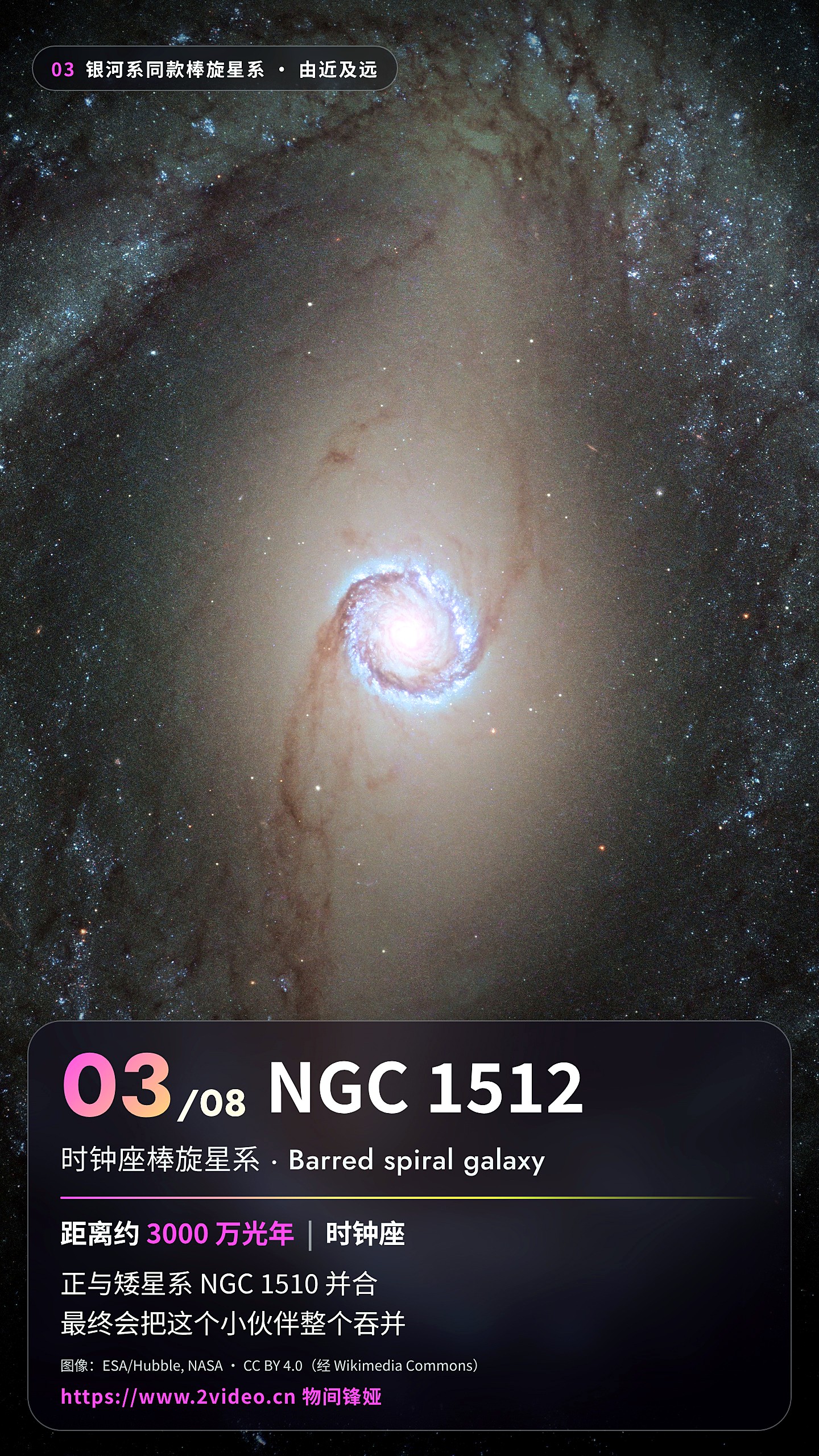 No.3 NGC 1512 · 约 3000 万光年