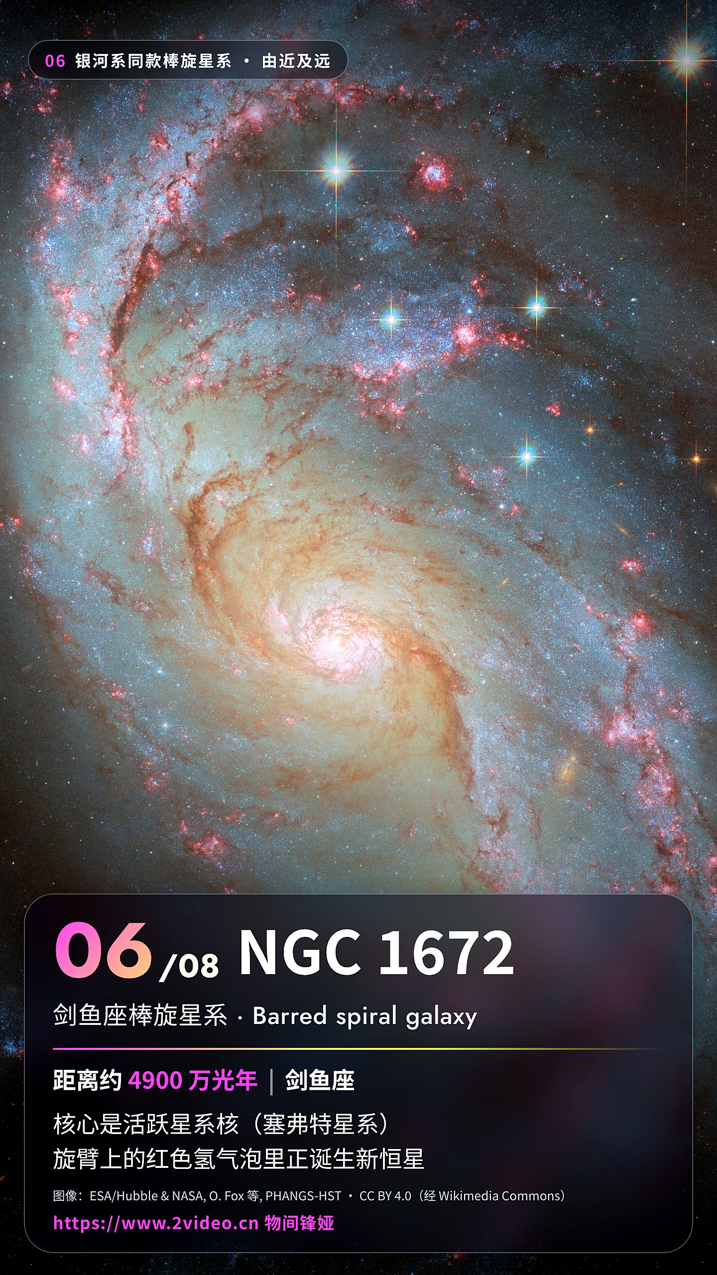 No.6 NGC 1672 · 约 4900 万光年