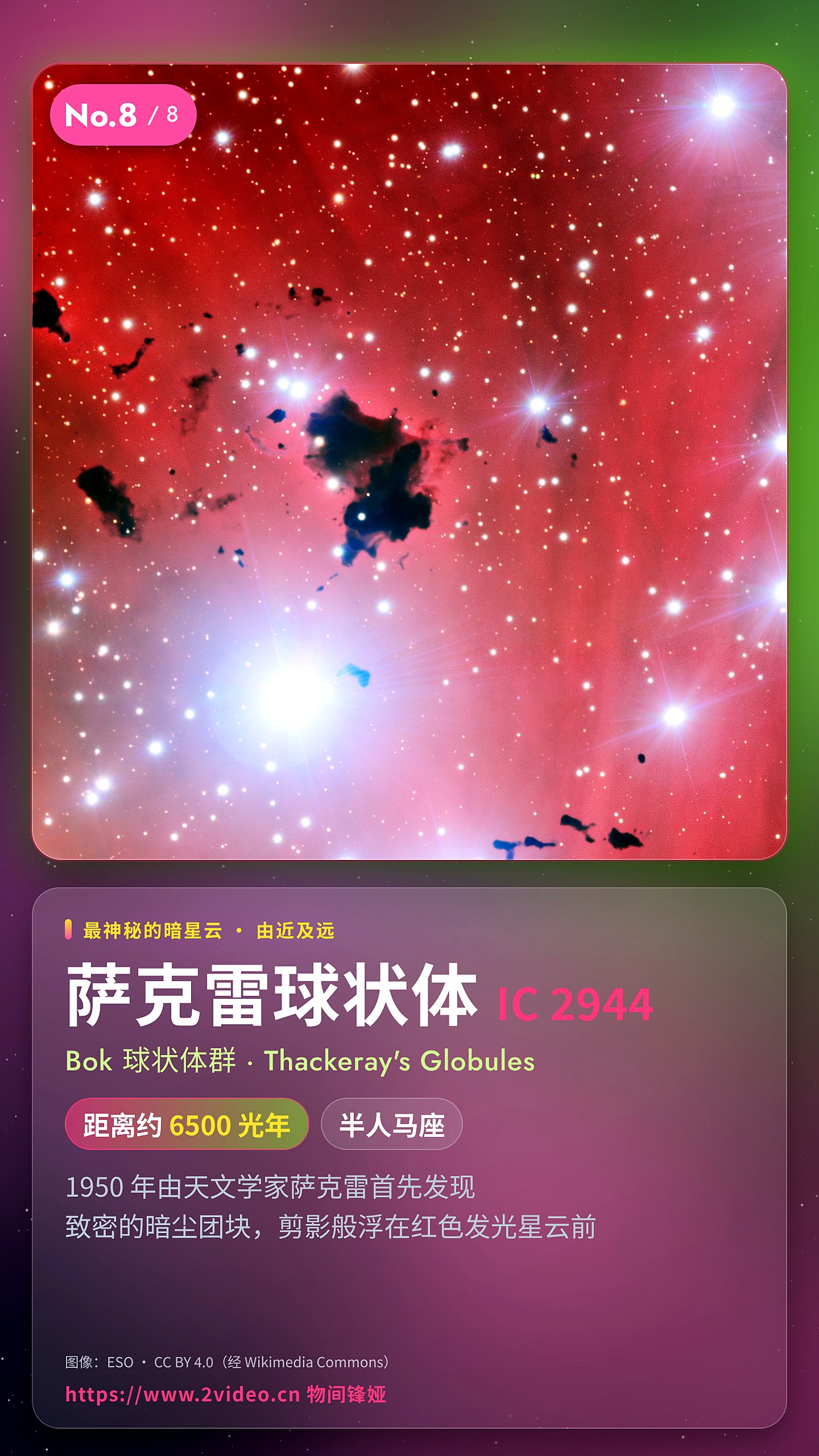 No.8 萨克雷球状体 · 约 6500 光年