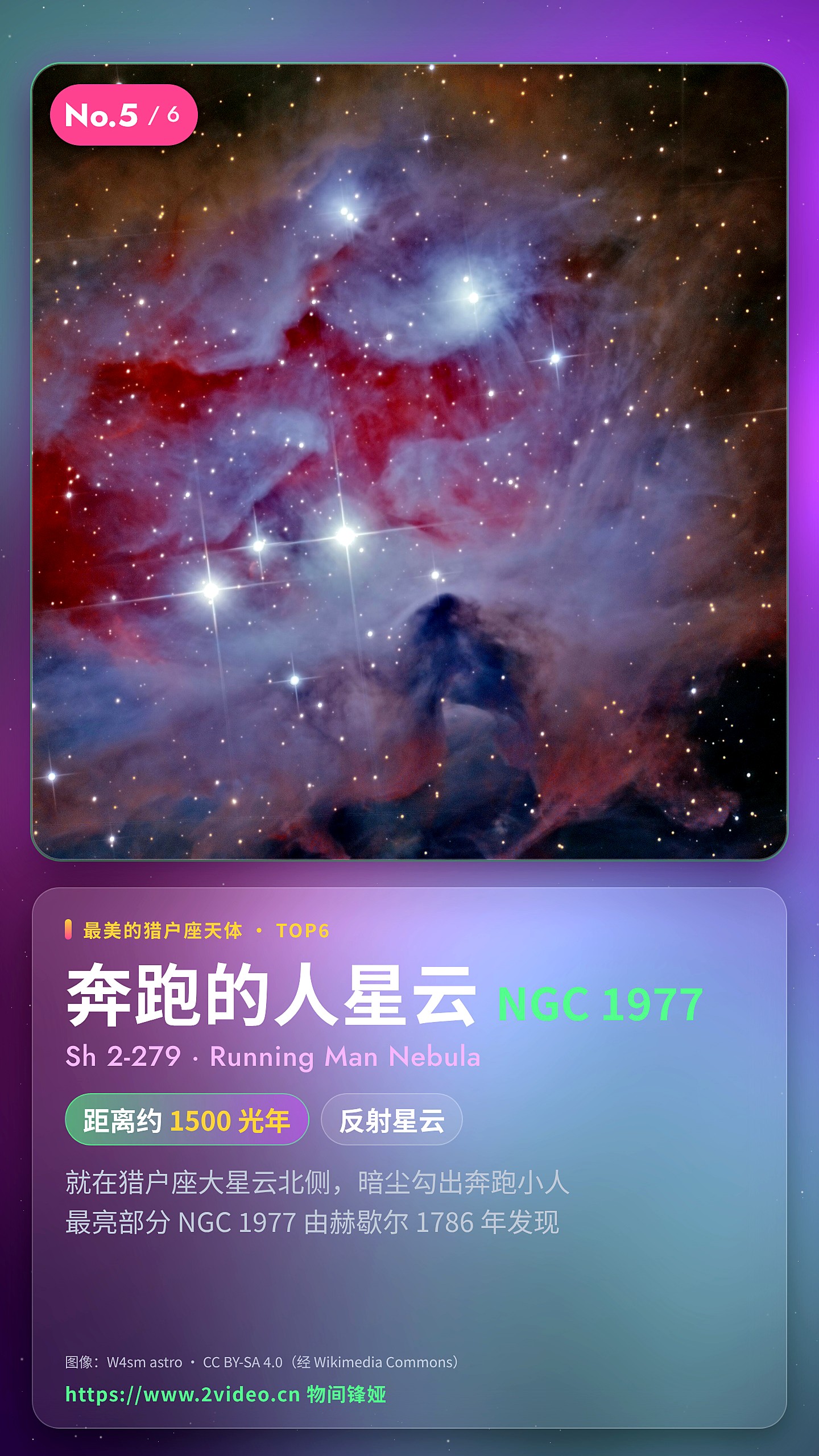 No.5 奔跑的人星云 NGC 1977