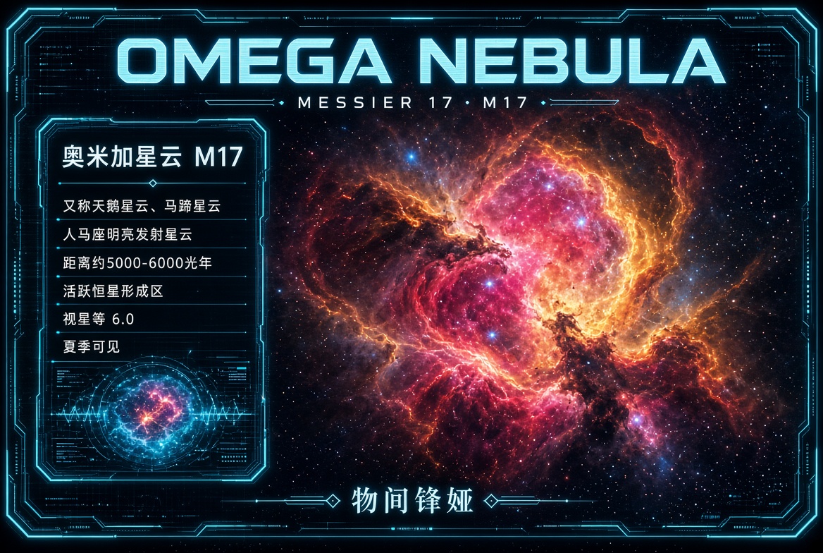 M017_奥米加星云_Omega_Nebula