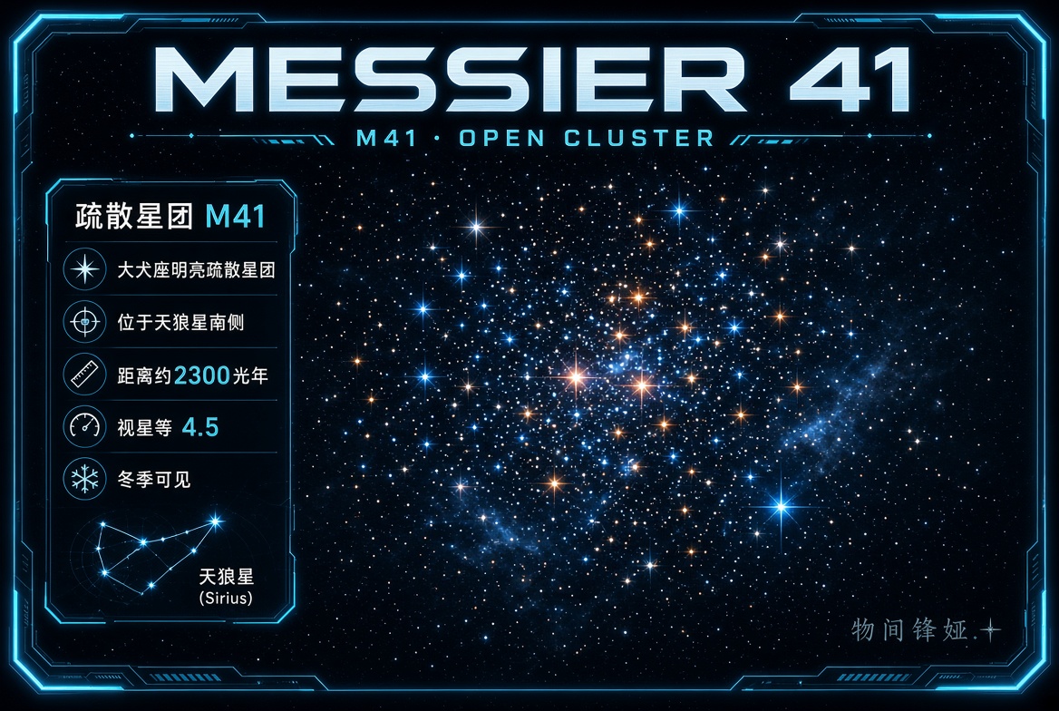 M041_疏散星团_Open_Cluster
