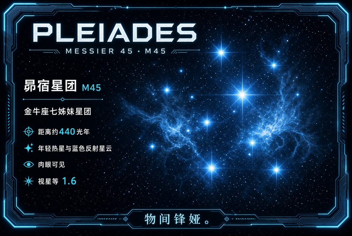 M系列Info图 / Messier_M045-M055_物间锋娅