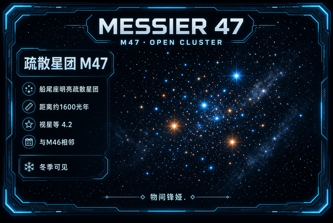 M047_疏散星团_Open_Cluster