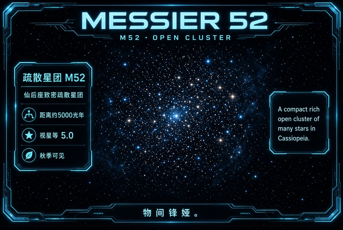 M052_疏散星团_Open_Cluster