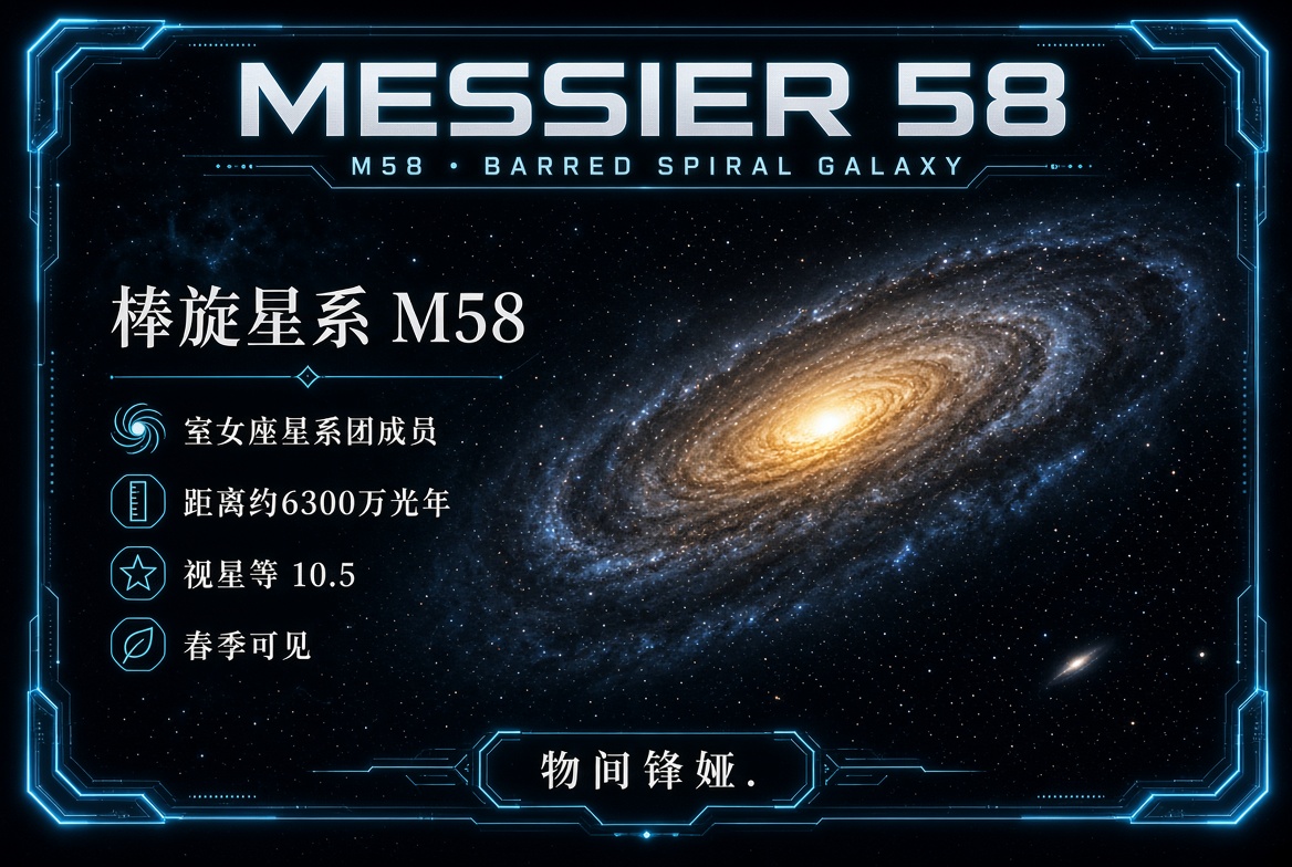 M058_棒旋星系_Barred_Spiral_Galaxy