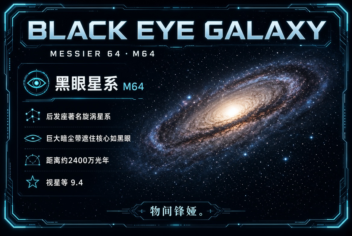 M064_黑眼星系_Black_Eye_Galaxy
