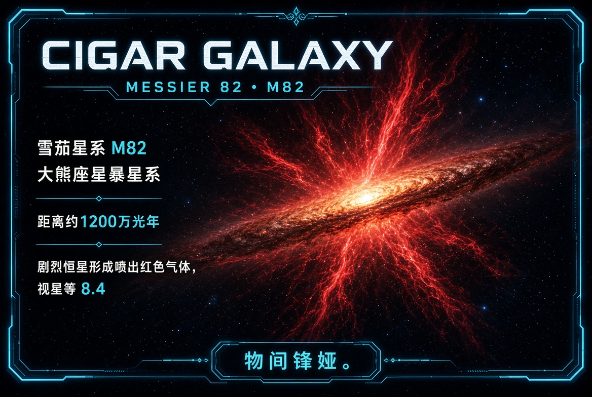 M082_雪茄星系_Cigar_Galaxy