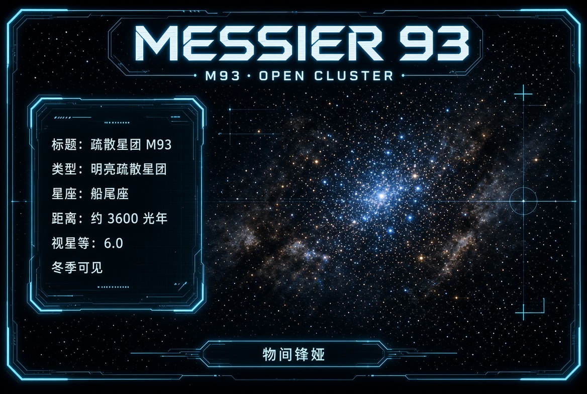 M093_疏散星团_Open_Cluster