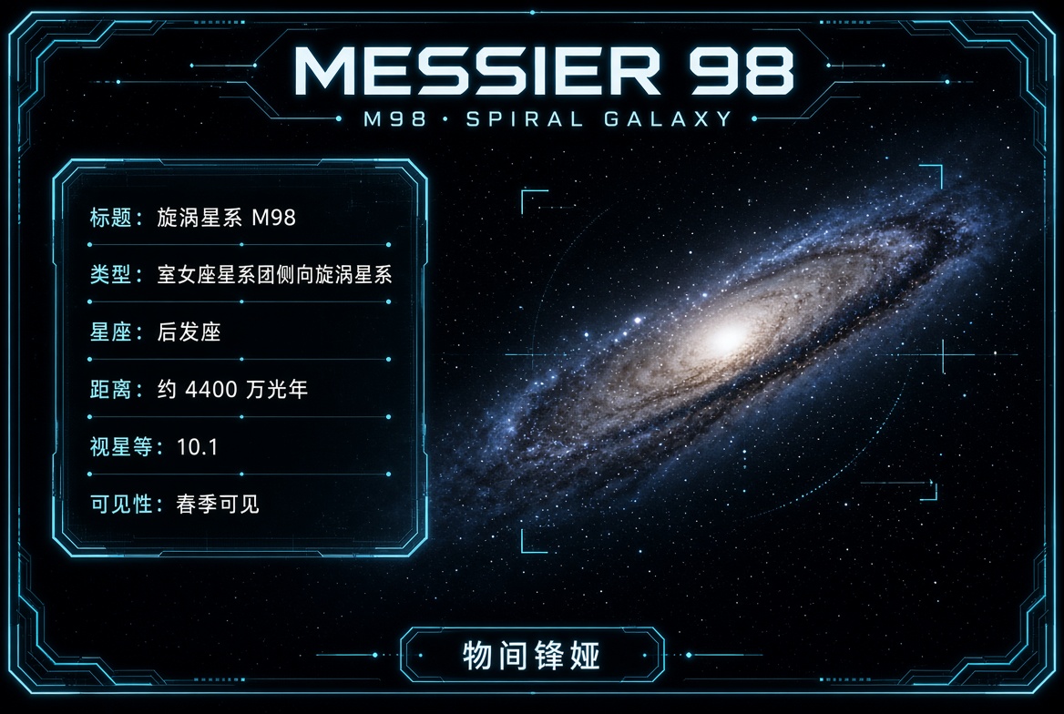 M098_旋涡星系_Spiral_Galaxy