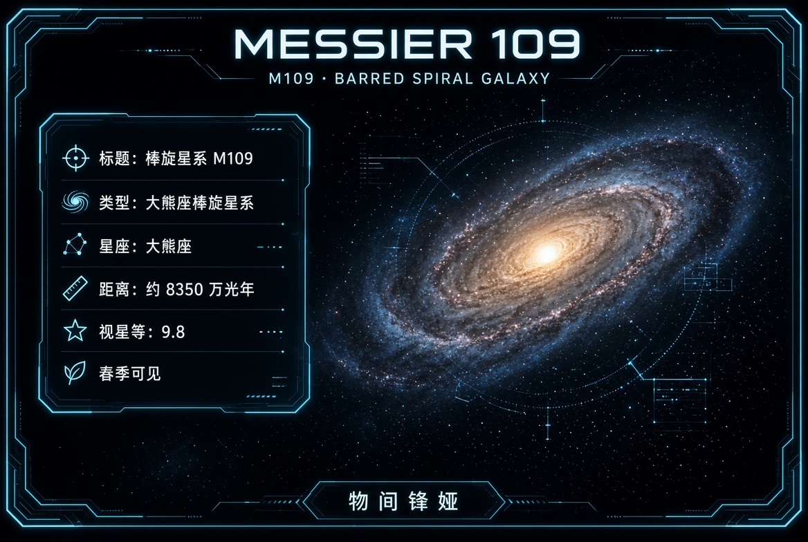 M109_棒旋星系_Barred_Spiral_Galaxy